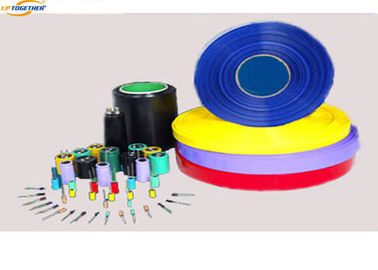 Tuyauterie faite sur commande de rétrécissement de la chaleur de PVC de couleur, tuyauterie φ4 - φ35MM d'enveloppe de rétrécissement de PVC